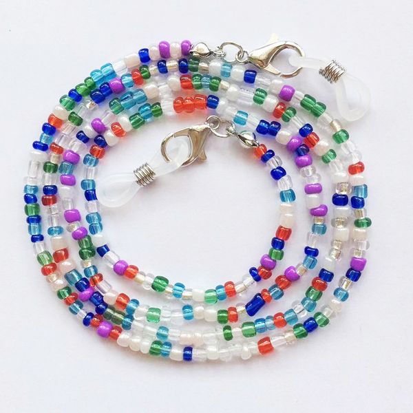 

eyeglass chain sunglasses fashion glass bead mask lanyard face for women men 70cm 211304
