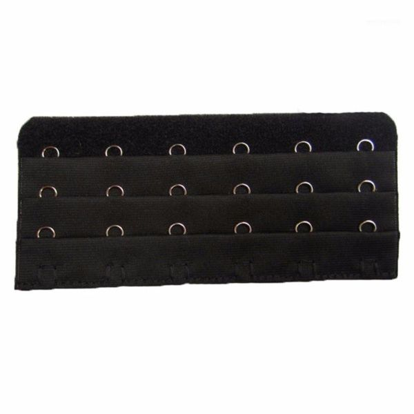 

intimates accessories women brassiere 3 rows 6 hooks bra extender breasted lingerie extended buckle clasp accessories1, Black;white