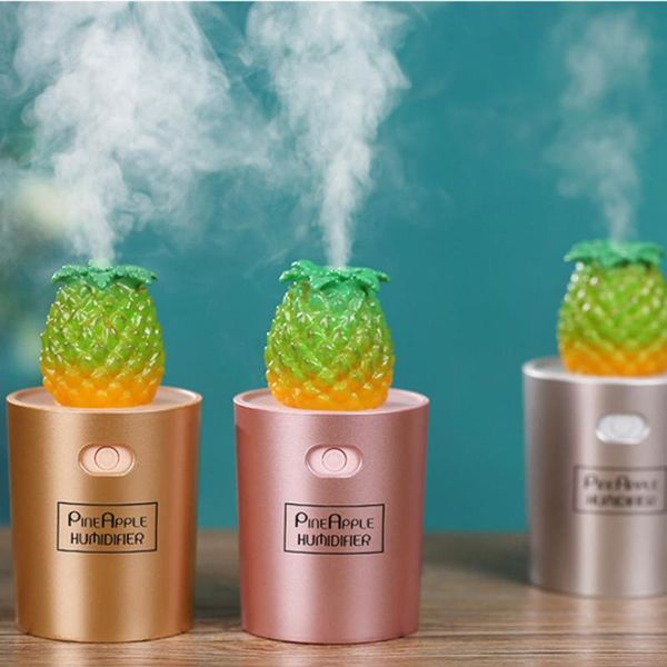 

new pineapple humidifier usb mini household air humidifier small ultrasonic atomizer