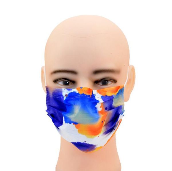 

disposable face printed mouth cover 3 adults ply breathable blocking dust air anti-pollution masks designer mask paoutlettpor
