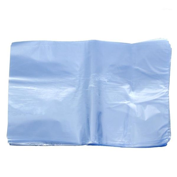 

100pcs pvc heat shrink wrap bags flat seal gift packing 8 inch x 12 inch1