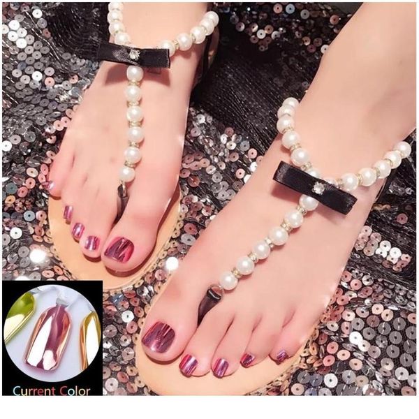 

1box silver mirror nail glitter powde shimmer nail art chrome pigment dust nailart manicure uv gel polish decorat jllnqf, Silver;gold