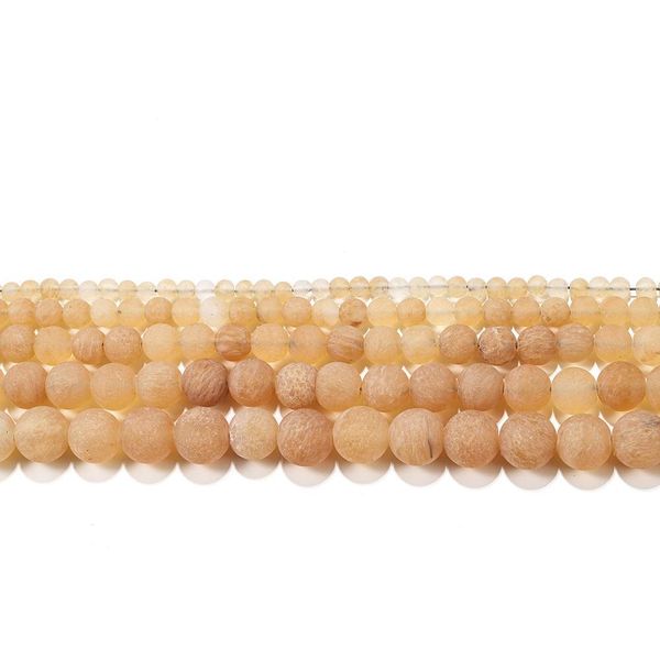 

1strand lot 4 6 8 10mm matte natural stone yellow watermelon crystal round loose bead for diy bracelet jewelry makings supplies h jllmbw, Silver