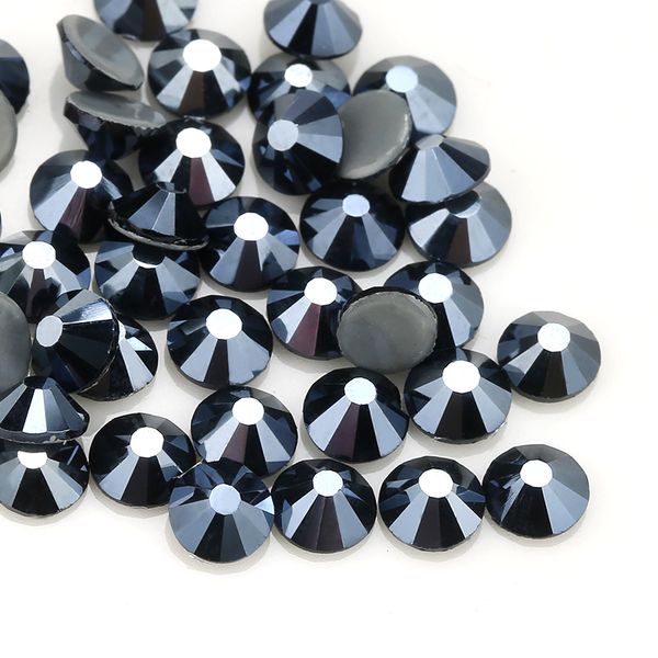 

new color iron on aaa rhinestone shiny black ab rhinestones flat back fix crystal glass garment wedding dress gem