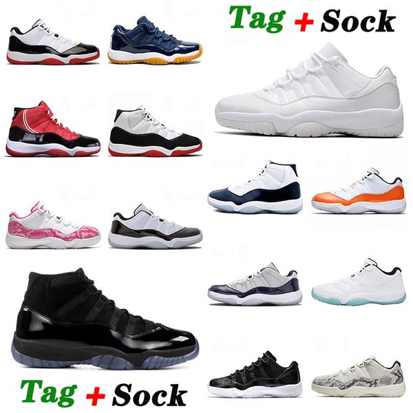 

jumpman 11 11s basketball shoes designer men women orange trance gs heiress gamma blue red snake green trainers sports sneakers 36-47, White;red