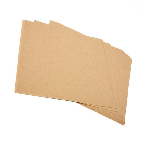 

500pcs fried kraft paper snack liners disposable oil absorption paper for french fries pizza1