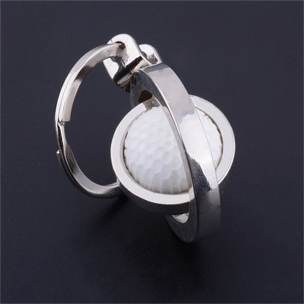 

factory1loyrotating world cup soccer football keychain creative basketball golf key chain pendant gifts party favor8, Silver