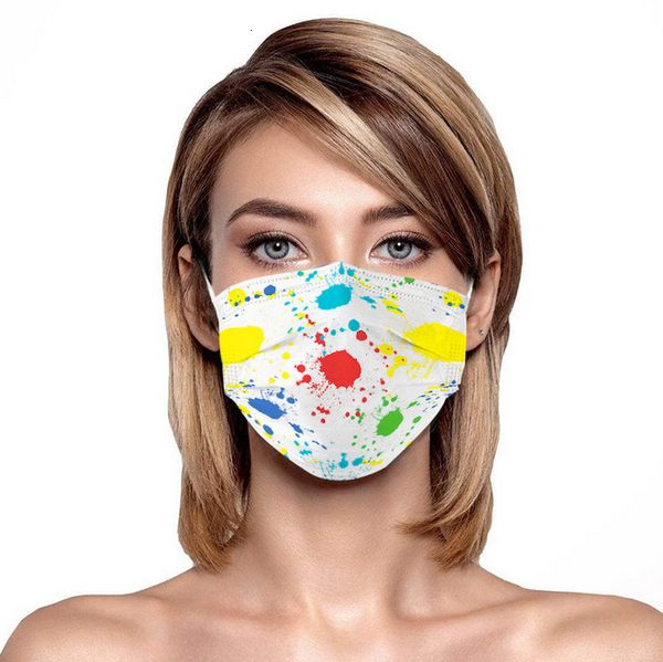 

cotton designer anti-dust fashion multicolor protective print masks men women disposable face mask pbt melt-blown n