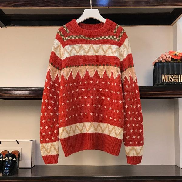 

women's sweaters autumn winter women sweater long sleeve sweet korean fashion knitted pullovers pull femme christmas loose outer wear, White;black