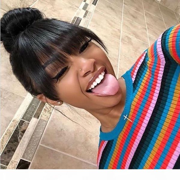 

lace front wig brazilian full lace wig straight natural color virgin human hair wigs part 6-26 inches, Black;brown