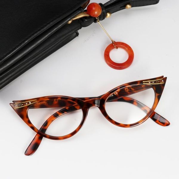 

Cat Eyewear Anti-blue light Myopia Lens Women frameless glasses lentes de lectura mujer diopter glasses1, White;black