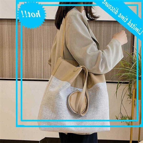 

women canvas handbags female shoulder accidental great capacity shopper handbag women's travel bag