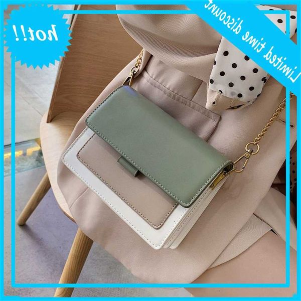 

mini leather crossbody bags for women 2021 green chains shoulder simple lady wallets and handbags cross body bag bollocks