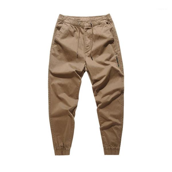 

outdoor pants the four seasons overalls men casual sports drawstring trousers, european and american washed tide brand1, Black;green