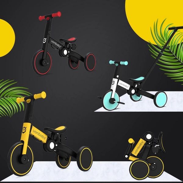 

baby bicycly 3 in1 foldable tricycle children's scooter balance bike bicycle five modes 3wheels kids stroller for 1-6 years old