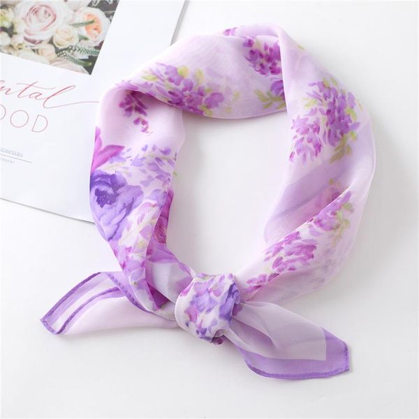 

шифон квадратная сумка шарф дизайн печать дизайн леди волосы follard pale head head wraps women bandana мода женское шелковое шелковые шарфы, Blue;gray