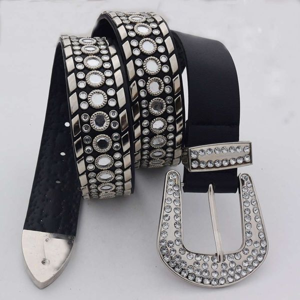 

2019 new diamond inlaid design temperament lady elegant decoration accessories korean belt, Black;green