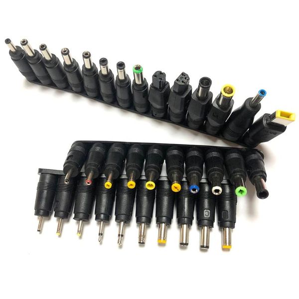 Computerkabel-Anschlüsse, 34-teilig, Kunststoff, Netzteil, Schnittstelle, Universal, Notebook-Buchse, Laptop-Stecker-Set, Tipps, Zubehör, DC-Reparatur, Multip