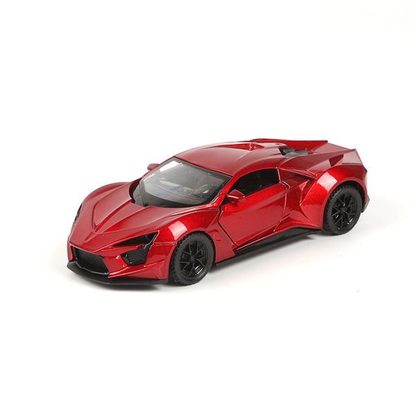 

1:32 car model alloy supercar model toys simulation of high-speed racing pull back car toys 2021 selling gift of the child