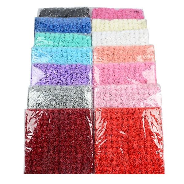 

144 / 12шт 2 см мини пена роза искусственный цветок букет свадьба свадебный цветок украшения скрапбукинг diy венок дешевая подделка роза bby