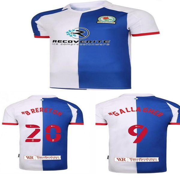 

горячие продажи 20 21 blackburn rangers футбольная футболка 2020 21 gallagher holtby breton duck lenihan мужская футболка, Black;yellow