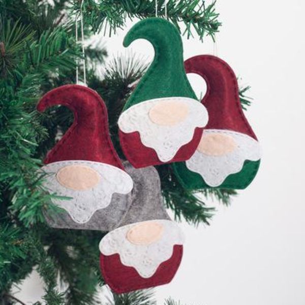 

2020 new christmas tree decoration pendant set creative cloth art small pendant holiday decorations gift christmas pendant