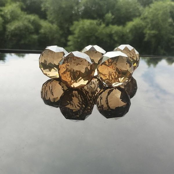 

10pcs 30mm color crystals ball diy crystal pendants for chandeliers accessories glass suncatcher crystal prisms lamp parts decor h qylfqv
