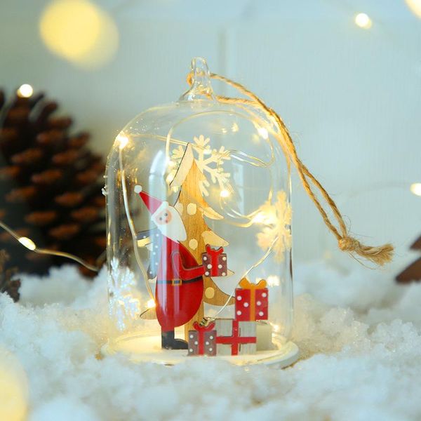 

party decoration christmas glass balls decorated gifts tree home decorations hanging ornaments outside the restaurant door
