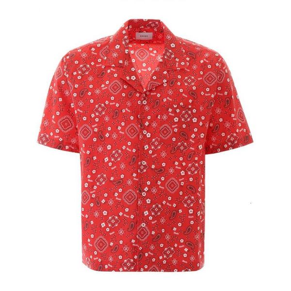 

20% off rhude men's 2020 spring tie dye printed shirt british trend, Black