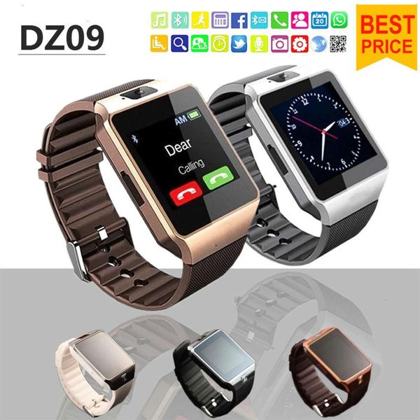 

dz09 smart watch bluetooth synchronous movement step ring mobile phone smartwa