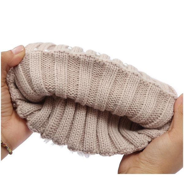 

dankeyisi women winter hat for women faux fur pompom hat female warm beanies knitted fashion skullies lady hats qylbqj