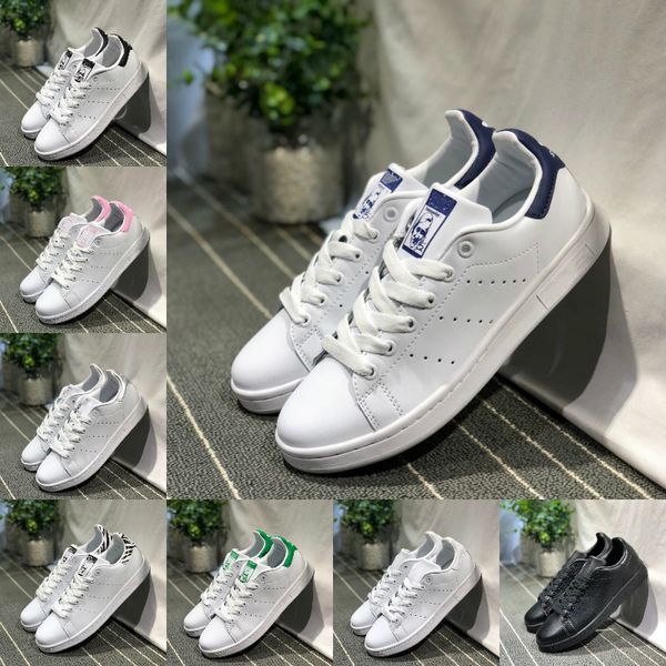 

2021 new originals stan outdoor smith shoes women men casual leather sneakers superstars skateboard punching white girls casual shoes