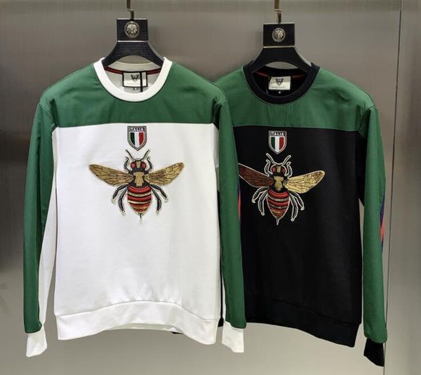 

fashion 2021 brand hoodies bee embroidered selling new design l0ik, Black