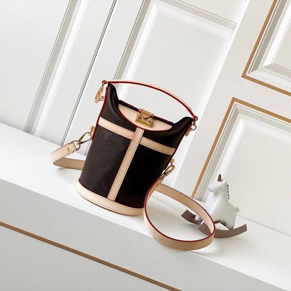 

duffle women fashion designer shoulder bag m43587 genuine leather s type lock portable can shoulder and back any 3 fedex free