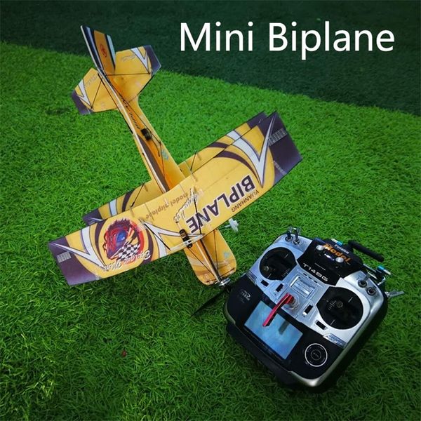 

mini-biplane hornet 3d fixed-wing rc model air plane model aircraft epp d board mini indoor and outdoor f3p y200413