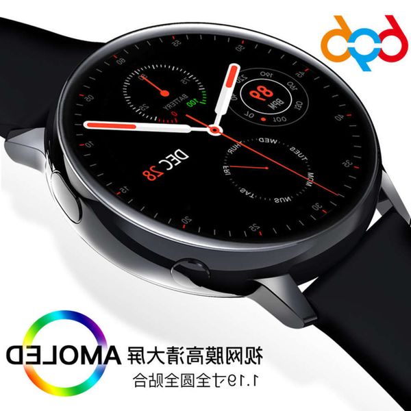 

smart sg2 round screen wirels bluetooth 5.1 heart rate ecg sphygmomanometer step call reminder waterproof