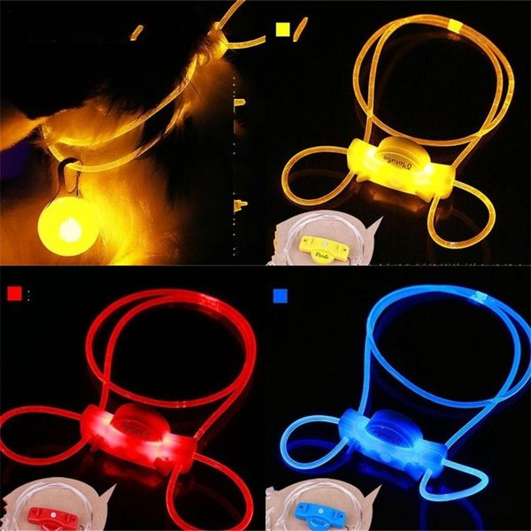 

new pattern led dog collars flash of light hanging rope pet accessories night travel safety multicolour dogs leash 2 3rz d2