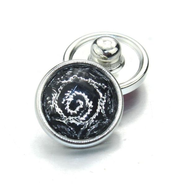 

10pcs lot mix randomly round 12mm snap buttons with zinc alloy bottom for snaps bracelets fit boom life snaps jewelry 050803 h bbylgj