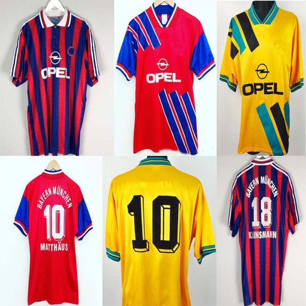 

взрослый 94 95 96 бавария мюнхен ретро джерси 00 01 02 финал elber zikle effenberg elber pizarro scholl matthaus klinsmann футболка 1995, Black;yellow