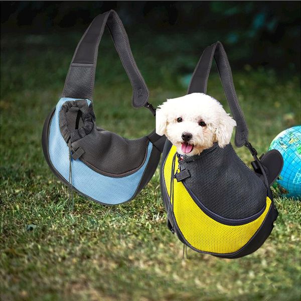 

1pc outing pet bag small portable breathable pet carrier sing shoulder bag for cats dogs outdoor travel supplier multicolor