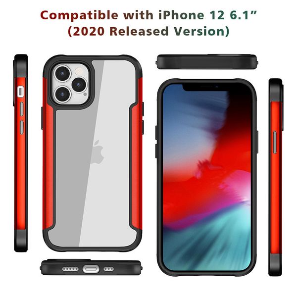 

tup+pc+metal 3 in 1 phone cases for 13 12 mini 11 pro max xr x xs 7 8 plus samsung s20 note20 s21 cover case