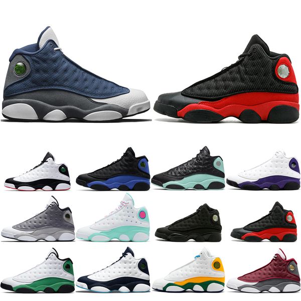 

original 13s basketball shoes atmosphere grey green bred and gown chicago flint he got game hyper royal island green starfish size 40-46 bre