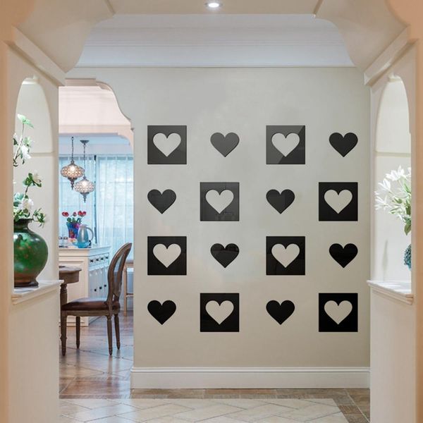 

3d mirror wall sticker round mirror diy tv background bathroom stickers wall decor bedroom bathroom home decoration mirror