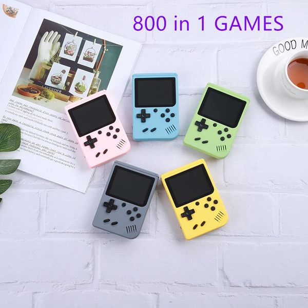 

portable game players 800 in 1 retro handheld pocket console mini player for kids gift