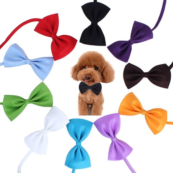 

pet headdress dog necktie dog bow tie cat tie pet grooming supplies dog apparel multicolor can choose adjustable tie puppy necktie differen