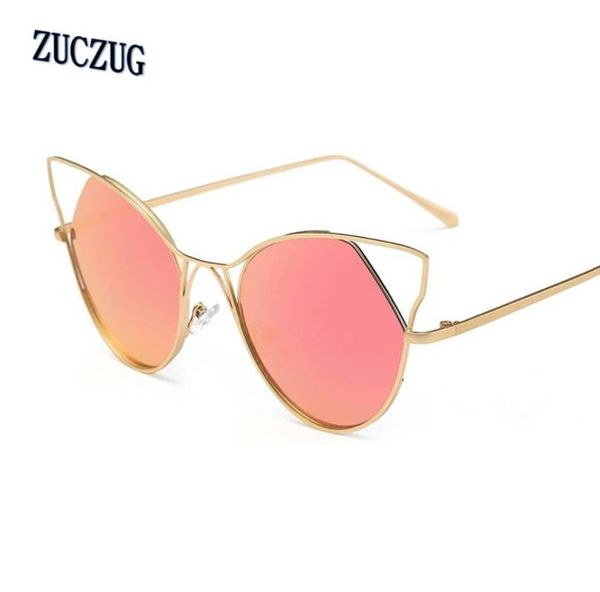 

sunglasses 2021 fashion cat eye women brand designer sun glasses for ladies vintage oculos cateye mirror colorful-lens female, White;black