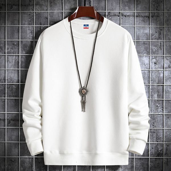

2021 new men's thick sweatshirts fleece men loose casual hoodies autumn and winter long sleeve hoodie male trendy streetwear yewr, Black