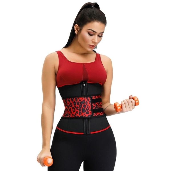 Feelingirl Women Waist Trainer 7 Cintura in lattice disossato in acciaio Perdita di peso Body Shaper Tummy Control Strap Dimagrante Burning Girdle 201222