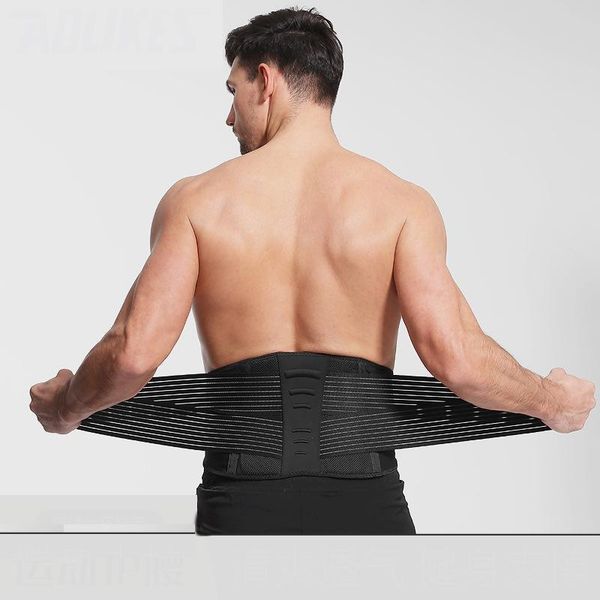 

outdoor fitness equipment lumbar support waist pain back injury supporting brace for weightlifting belts sports safety corrector protective