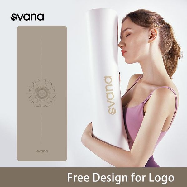 

resistance bands comfortable antislip yoga mat bionic pu surface, design for logo